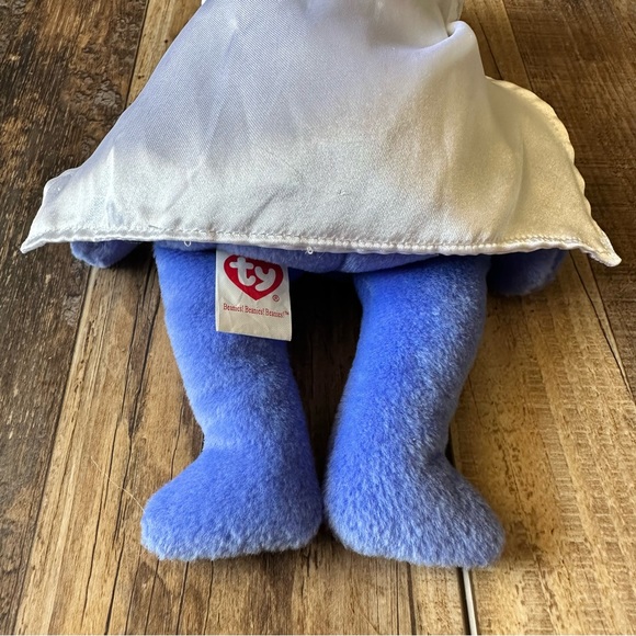NWT TY Beanie Baby - BEANIES! BEANIES! BEANIES! the Elvis Bear Blue - Picture 4 of 9